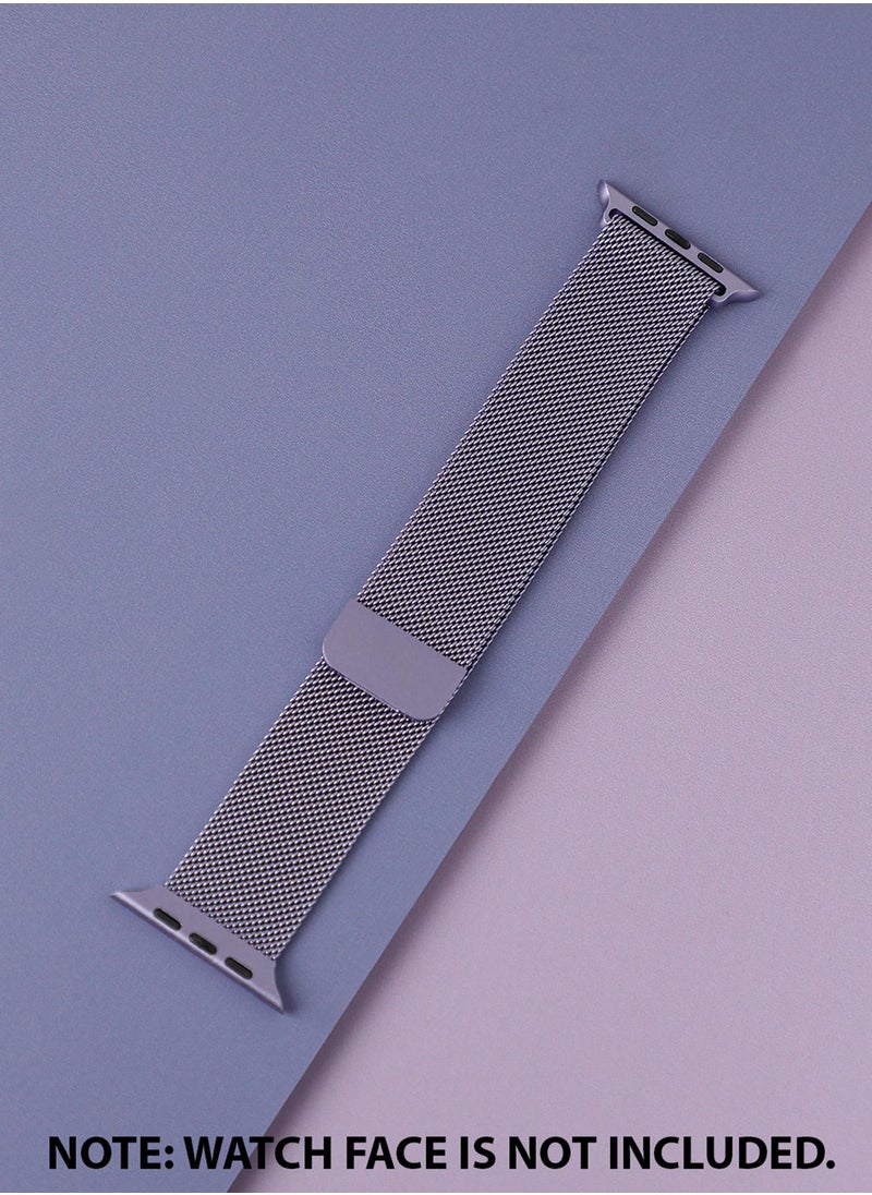 Haute Sauce - Solid Casual Mesh Strap Alloy Apple Watch Strap | 42mm/44mm/45mm - Image 1