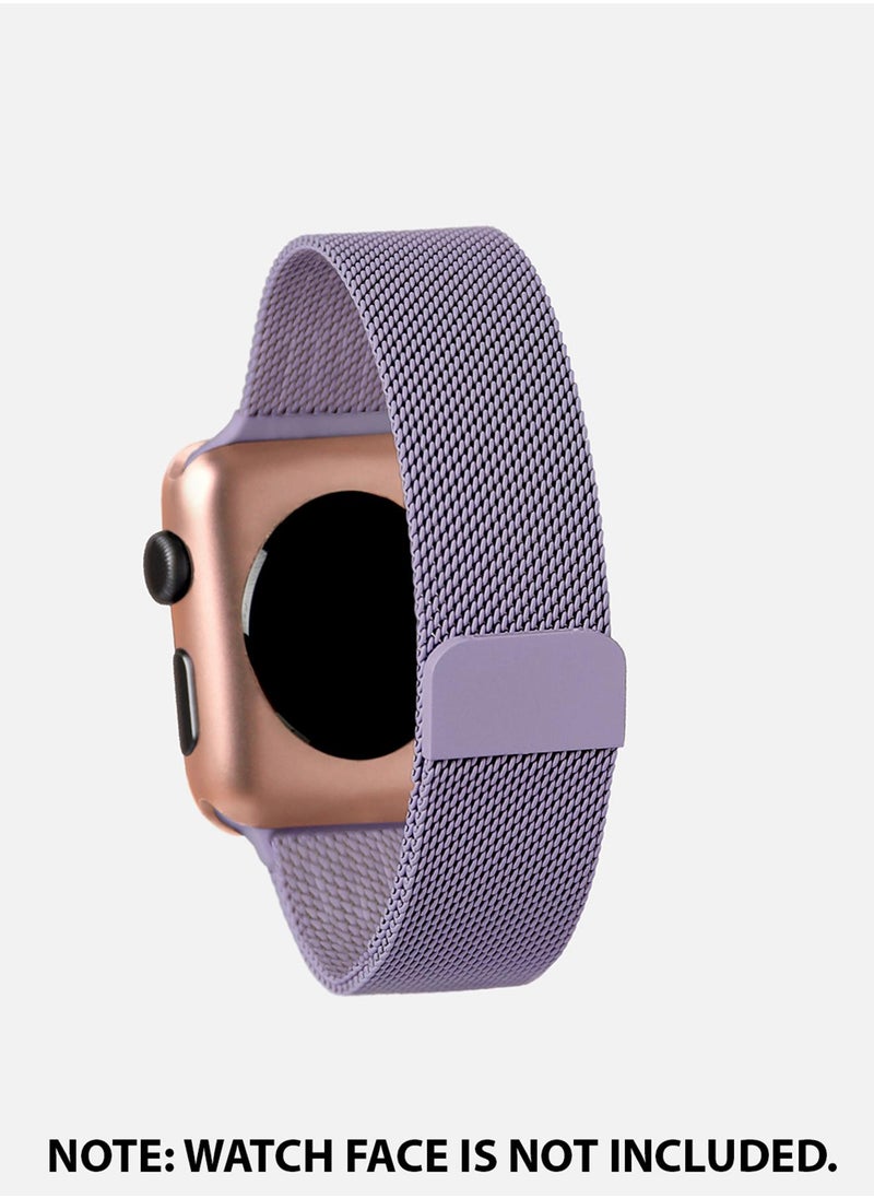 Haute Sauce - Solid Casual Mesh Strap Alloy Apple Watch Strap | 42mm/44mm/45mm - Image 1