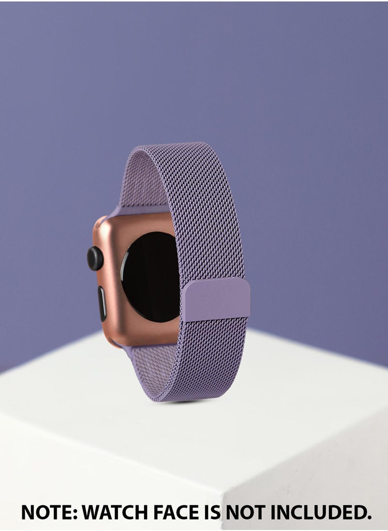 Haute Sauce - Solid Casual Mesh Strap Alloy Apple Watch Strap | 42mm/44mm/45mm - Image 1