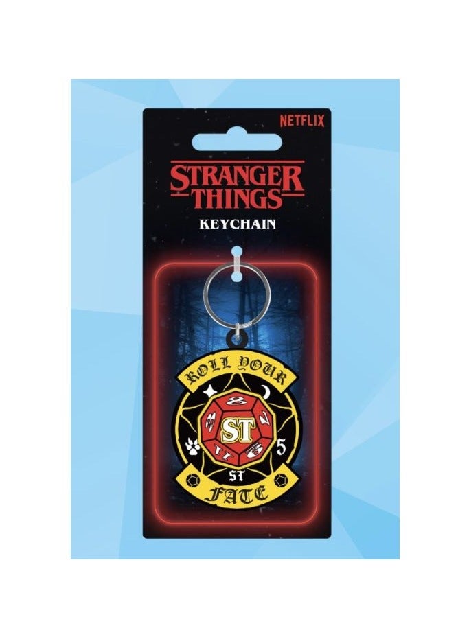 Pyramid STRANGER THINGS SPINNER KEYCHAIN