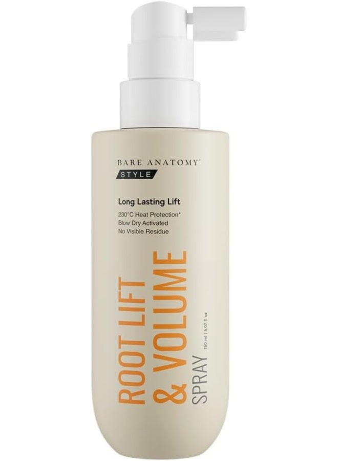 Root Lift & Volume Spray | Heat-Activated Hair Volumizer for Fine, Thin & Flat Hair | Instant Root Lift, Long-Lasting Body & Bounce | Humidity & Heat Resistant | 135ml