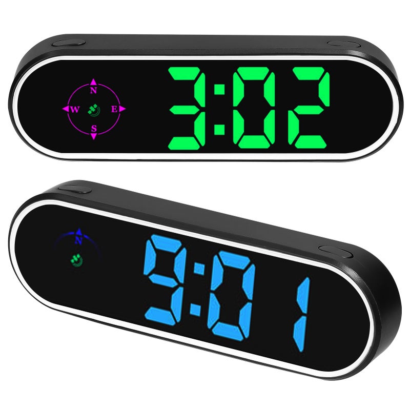 Car Headup Display GPS Digital Speedometer with Colorful LED Display Clock & Compass Function Overspeed Alarm for Car Truck SUV RV - Image 2