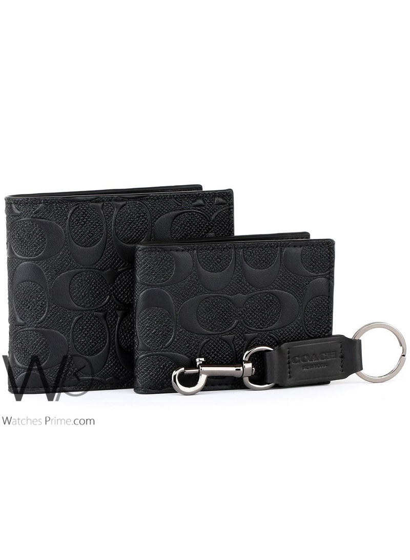 coachoutlet COACH Men's Gift Set – Wallet + Card Holder + Key Ring - Image 3