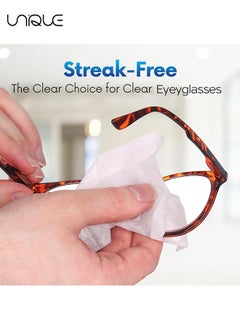 Unique 100 Pack Anti Fog Wipes for Glasses, Individually Wrapped Lens - for Laptop Screens, Optical Lens, Goggles, Smart Phone Screens and Watch Screens  - Image 3