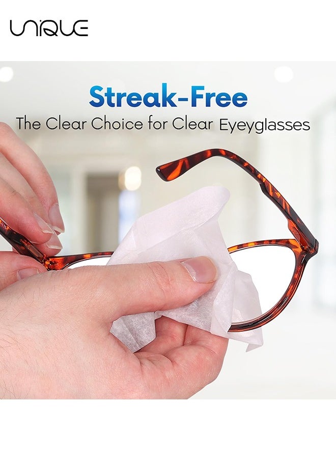 Unique 100 Pack Anti Fog Wipes for Glasses, Individually Wrapped Lens - for Laptop Screens, Optical Lens, Goggles, Smart Phone Screens and Watch Screens  - Image 3