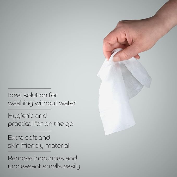 Abena Moist Skin CLeansing Wipes 18 x 20 cm Refill 80 Pcs - Image 4