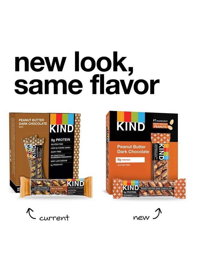 KIND KIND Bars, Peanut Butter Dark Chocolate, Gluten Free,1.4 Ounce,12 Count  - Image 5