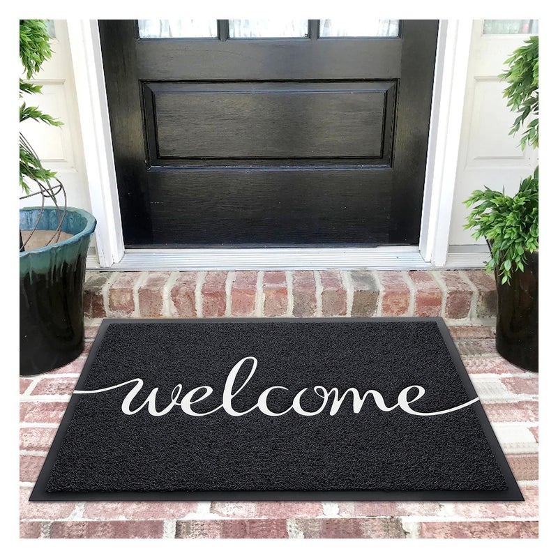 EARTHALL Funny Welcome Mats Outdoor, Front Door Mat for Outside Entry, Doormat Outside/Inside Entrance, Front Door Rugs for Entryway Indoor, Outdoor Mats for Home Entrance, Front Porch Decor 20"x32" - Image 1