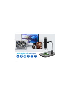 Generic Wireless Digital Microscope, Upgraded 50X to 1000X WiFi USB Microscope Camera 1080P FHD 2.0 MP 8 LED Light with Stand Compatible with iPhone, iPad, Samsung Galaxy, Android, Mac, Windows  - Image 2