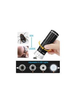 Generic Wireless Digital Microscope, Upgraded 50X to 1000X WiFi USB Microscope Camera 1080P FHD 2.0 MP 8 LED Light with Stand Compatible with iPhone, iPad, Samsung Galaxy, Android, Mac, Windows  - Image 5