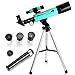 CLAVOLO Refractor Telescope with Finder Scope for Kids Astronomy Beginners Travel Telescope with 3 Eyepieces Magnification 18X 135X - Image 3