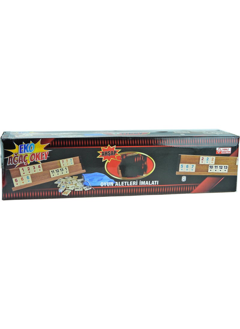 Erzi - Wooden Okey Set Boxed Super Okey Face Set - Image 1