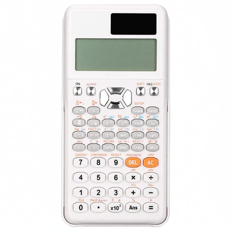 Scientific Calculator: 552 Built-In Functions - High-Definition 192*63 Dot Matrix Display Dual Power Source for Students, Teachers, Engineers - Image 1
