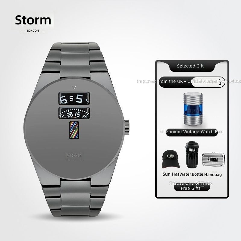 STORM British Imported OSTON Series Men's Watch with Rotating Disc Dial - Image 2
