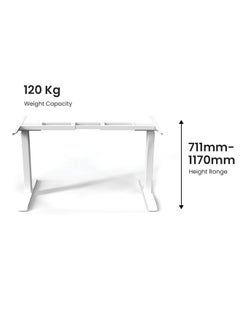 fashionhome Multifunctional Modern Design Bluetooth Enabled Electronic Control Adjustable Height Computer Desk Gaming Table Workstation Study Table Working Desk for Home and Office 70.9x45.3x23.6 Inch  - Image 4