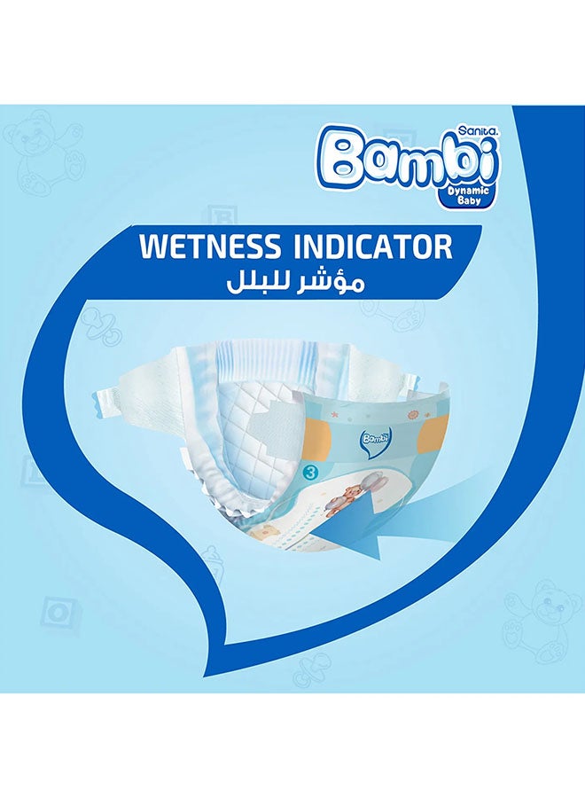 Sanita Bambi Size 3, Medium, 6-11Kg, Jumbo Pack, 70 Diapers - Image 5