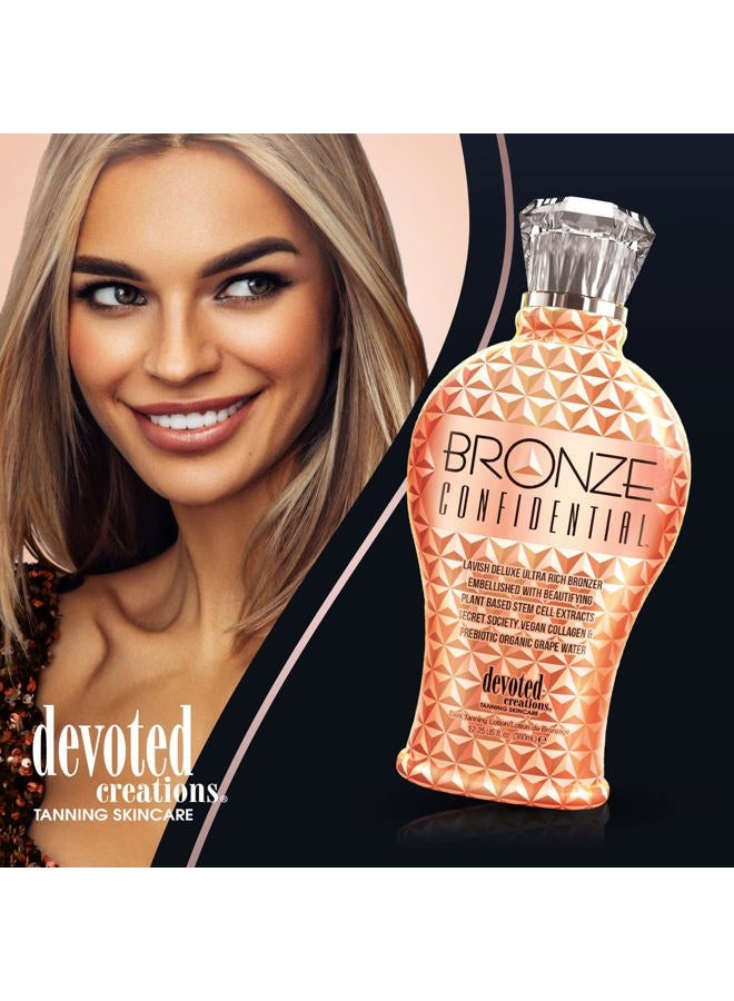 Devoted Creations Bronze Confidential - Lavish Deluxe Ultra Rich Bronzer Dark Tanning Lotion 12.25 oz. - Image 3