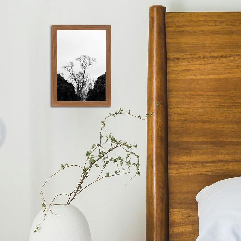KAIWIN إطار صور KAIWIN بني A5 / 21 × 14.8 سم مجموعة من 3 إطارات صور بزجاج أكريليك للتعليق والوقوف، تعليق/وقوف عمودي أو أفقي تصميم بسيط متعدد الخصائص - Image 2