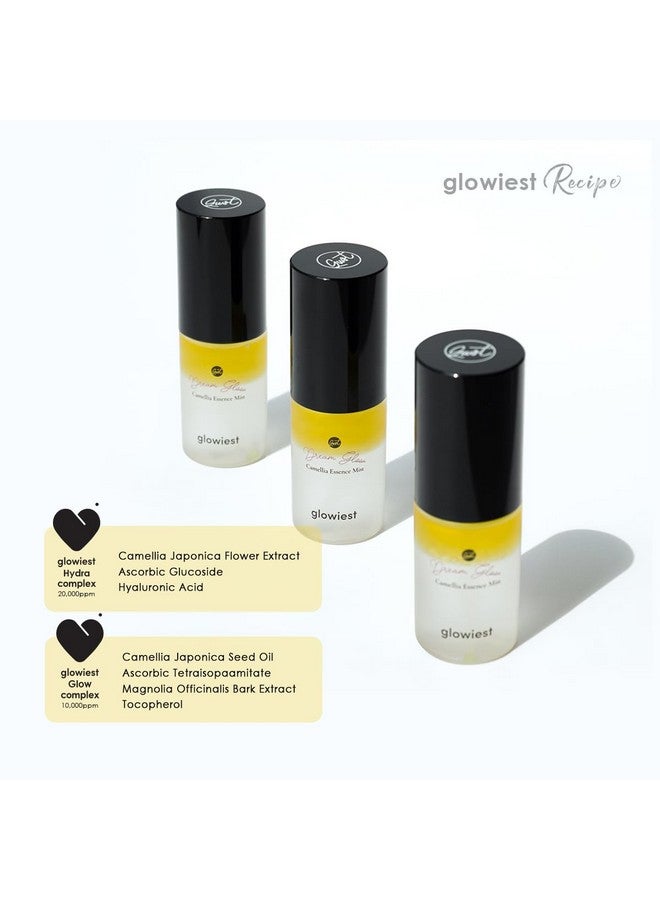 glowiest Dream Glow Camellia Essence Mist Skin Hydration & Soothing. Glowbooster ; All In One Multi Mist+Toner+Serum L 75% Camellia Flower Water Composed Of 6 Premium Plant Oils 35Ml/1.18 Fl Oz. - Image 5