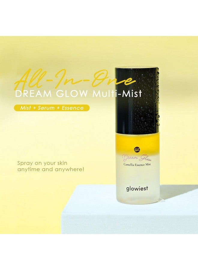 glowiest Dream Glow Camellia Essence Mist Skin Hydration & Soothing. Glowbooster ; All In One Multi Mist+Toner+Serum L 75% Camellia Flower Water Composed Of 6 Premium Plant Oils 35Ml/1.18 Fl Oz. - Image 2