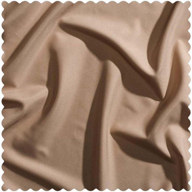 PeachSkinSheets مجموعة ورقة Mocha Light Peachskinsha - مستوى 1500TC من النعومة - أوراق تبريد ناعمة إضافية للنوم الساخن والتعرق الليلي - XL بالحجم الكامل  - Image 5