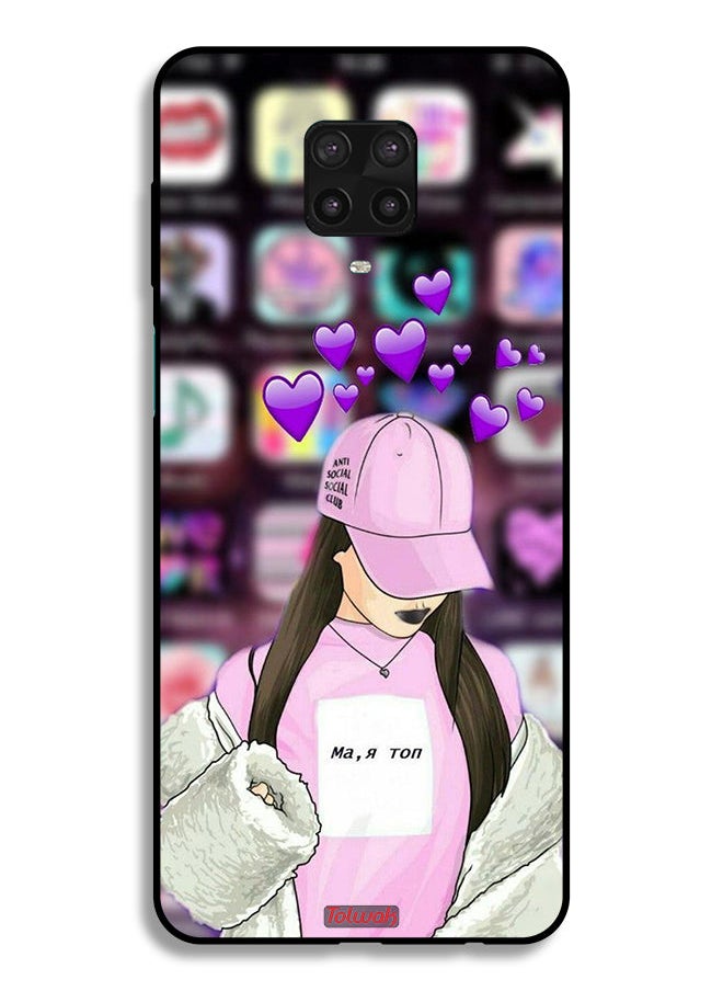 Tolwak Xiaomi Redmi Note 9 Pro Protective Case Cover Anti Social Club  - Image 2