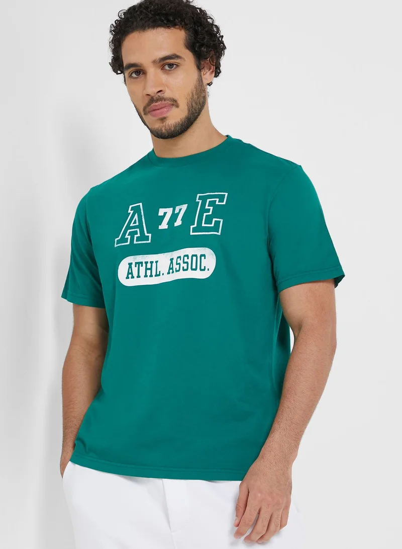 American Eagle Logo Crew Neck T-Shirt
