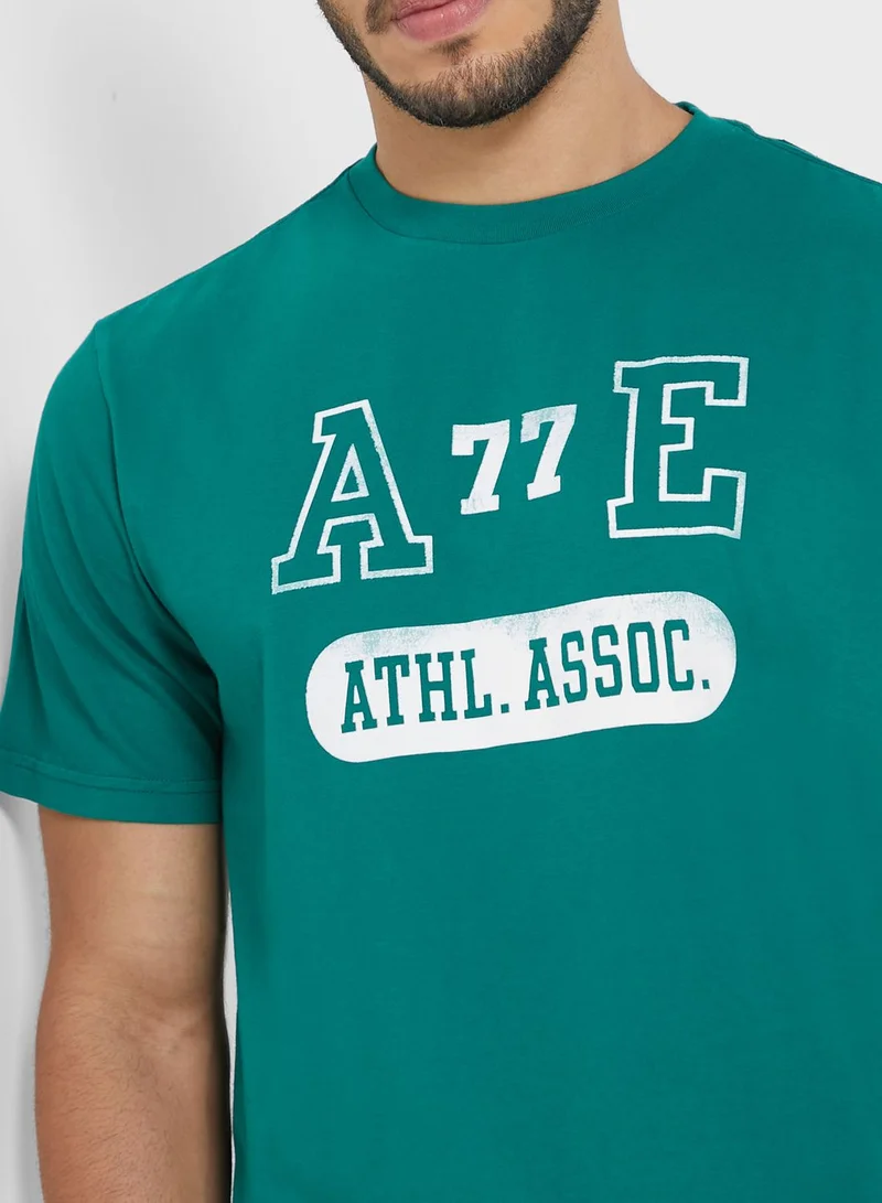 American Eagle Logo Crew Neck T-Shirt
