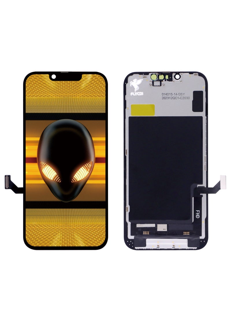 FLYCDI For iP 14 INCELL IC Removable, LCD Display Screen Replacement Kit with Installation Tools, High Brightness, Wide Color Gamut - Image 1