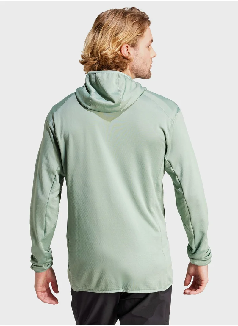 Adidas Terrex Xperior Light Fleece Hooded Jacket