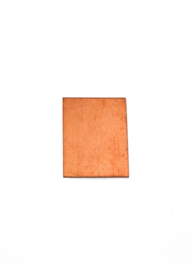 TORPPEZA Tambe ka Chokor Tukra | Pure Copper Square Piece for Pooja & lal kitab Remedy and Astrology (Size : 2.5cm | Weight : 3.3gm Approxe per pcs. | Pack of 7) - Image 1