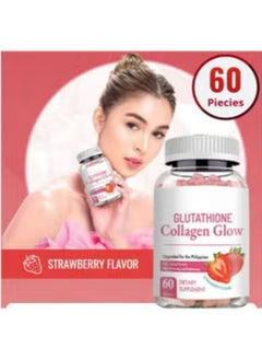 NATURE GLOW Glutathione Collagen Glow Gummies, Anti Aging Formula, Skin Whiteningt and Brightening Vitamins, A Bear Shaped Gummie, Dietary Supplement 60 Capsules  - Image 3