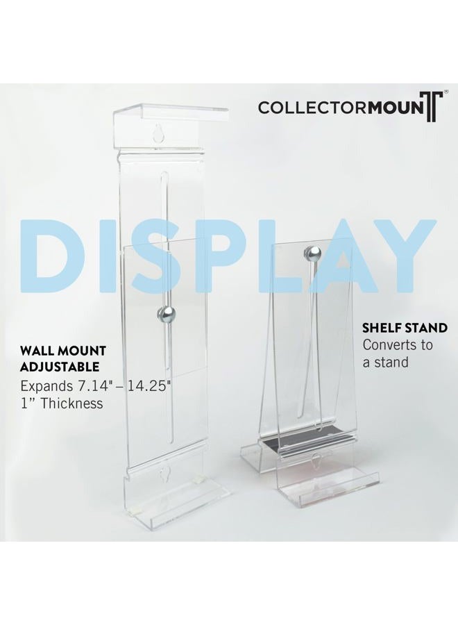 CollectorMount Album Mount Vinyl Record Shelf Stand and Wall Mount, Invisible and Adjustable (5) - Image 2