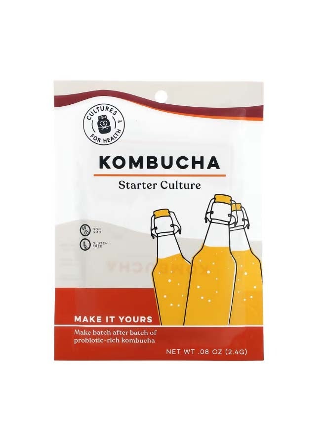 CULTURES FOR HEALTH Kombucha 1 Packet 0.08 oz 2.4 g - Image 2