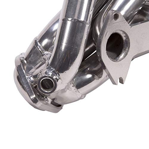 BBK Performance BBK 16120 1-5/8" Shorty Tuned Length Performance Exhaust Headers for Ford Mustang GT - Polished Silver Ceramic Finish - Image 1