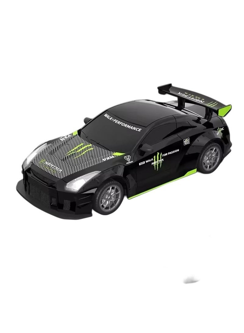 سيارة GTR RC انجراف محاكاة بمقياس 1:24 – سيارة سباق عالية السرعة 20 كم/س مع جهاز تحكم لاسلكي 2.4GHz وبطارية قابلة للشحن عبر USB - Image 2