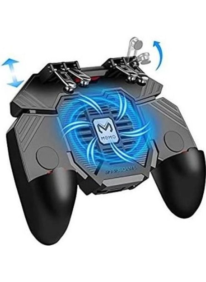 ميمو وحدة تحكم لعبة PUBG بسعة 1200 مللي أمبير في الساعة AK-77 بستة أصابع و4 مفاتيح مع مروحة لاسلكية - Image 2