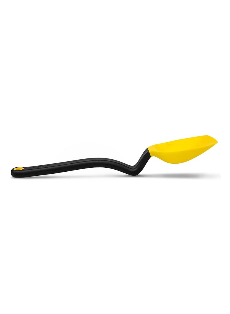 Dreamfarm ملعقة دريمفارم ميني سوبون غير لاصقة من السيليكون لخلط الطعام وكشط البرطمانات، تقيس 5 مل، 8 بوصات، متينة، سهلة التنظيف، مثالية للخلط والكشط، صفراء - Image 1