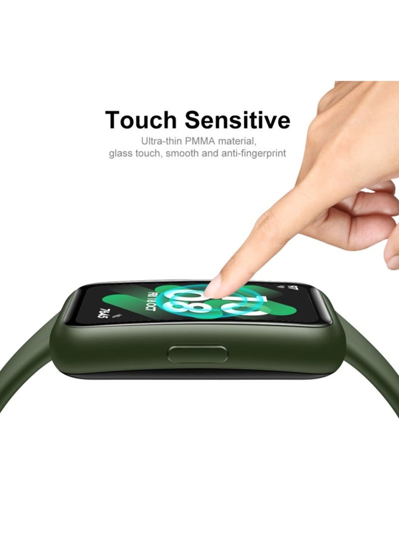 Ceramic Explosion Proof 3D Curved Screen Protector For Huawei Band 9 -Clear/Black  - Image 4