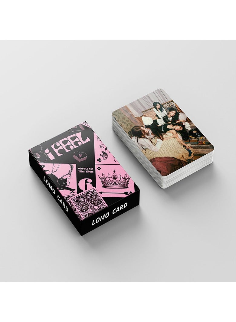 NIBEMINENT 55 Pcs Kpop (G)I-DLE I FEEL Lomo Cards Card For Fans Collection Gifts - Image 3