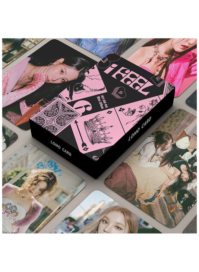 NIBEMINENT 55 Pcs Kpop (G)I-DLE I FEEL Lomo Cards Card For Fans Collection Gifts - Image 2