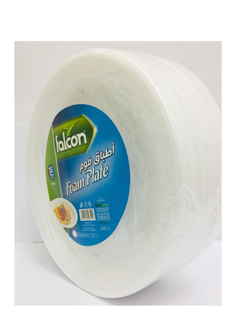 Falconpack Falcon Foam Plate 9Inch × 25'S - Image 2