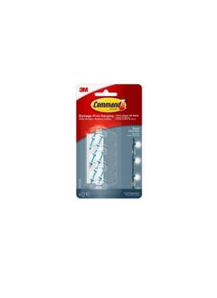 Command Clear Round Cord Clips