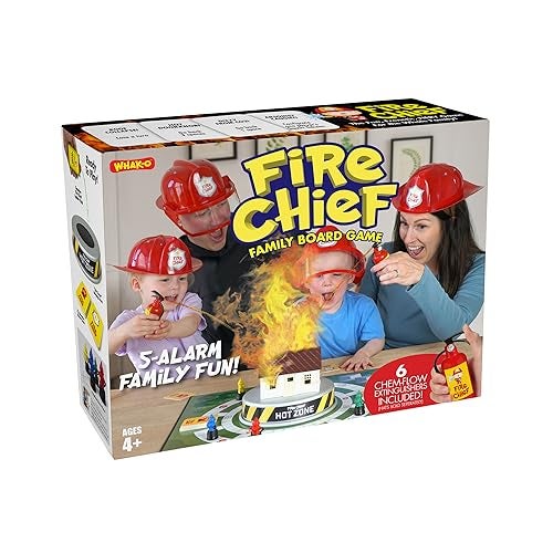 Prank Pack Prank Gift Box Fire Chief Family Board Game Wrap Your Real Present in a Funny Authentic PrankO Gag Present Box Novelty Gifting Box for Pranksters - Image 1