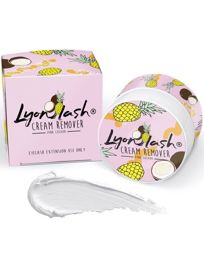 Lyon Lash Pro Gentle Eyelash Extension Cream Remover 15g 0.51fl. oz | Removes Lash Extension Glue Effectively| Low Irritation for Sensitive Skin | Essential Lash Extensions Supplies (Pina Colada) - Image 1