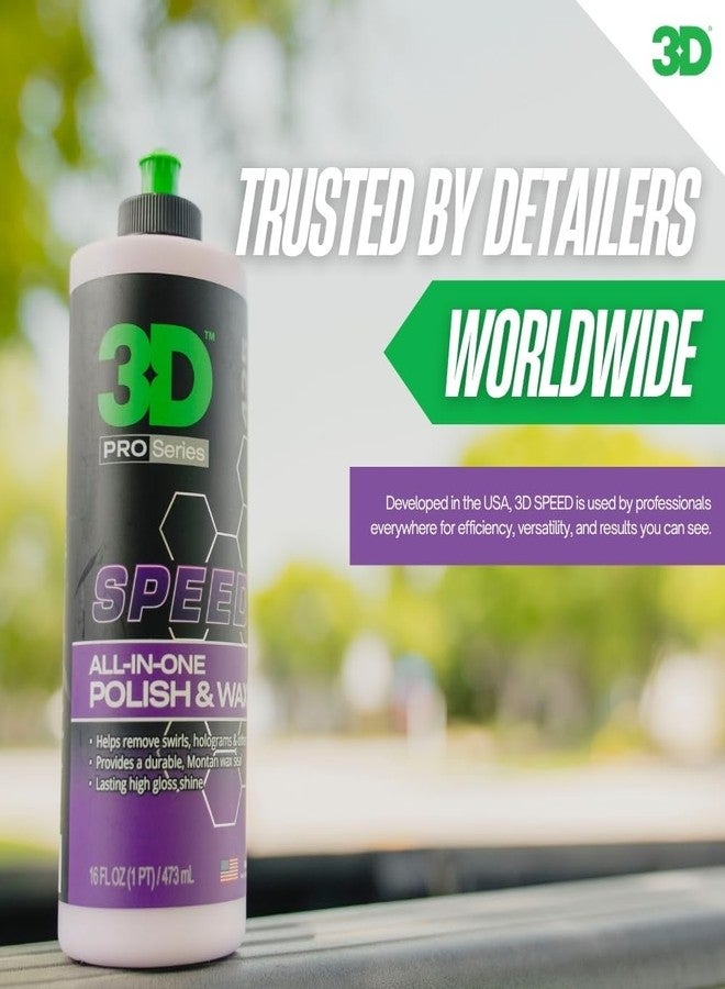 3D HD High Definition Car Care All in 1 Polish Wax - 16oz - Image 3