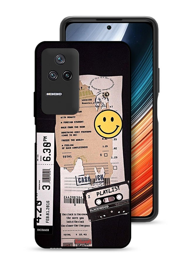 Tolwak Xiaomi Redmi K40S Protective Case Cover Playlist Sticker - Image 1