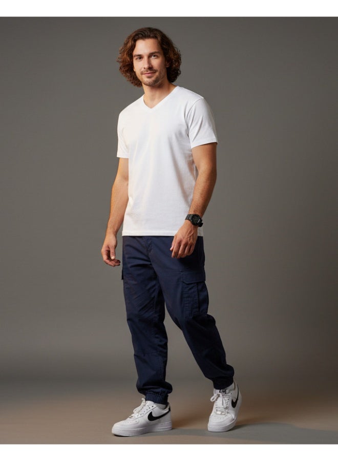 OUTLAWS Men's 3-Pack V-Neck Bio Finish T-Shirt in Solid Colors - Image 1