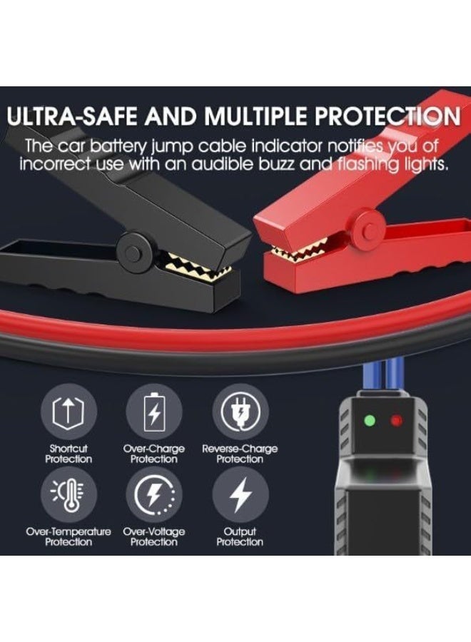 GTSOL 8000 Smart Model Portable Car Jump Starter with Air Compressor Tyre Pump LED Light Power Bank Function Multi-functional Start-up Inflation Pump with Portable Air Compressor | Car Battery Jump Starter and Tire Inflator Digital Air Pump, LED Flashlight - Image 4