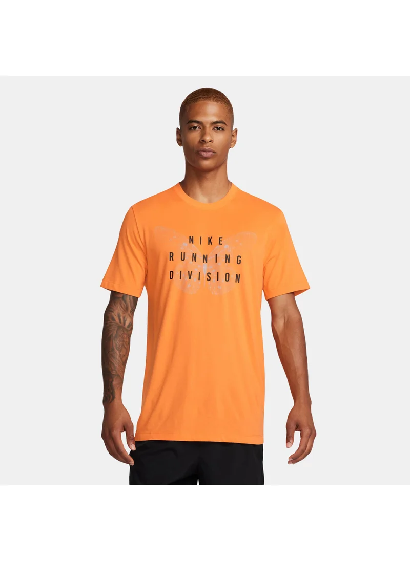 نايكي Men's Dri-FIT Running T-Shirt